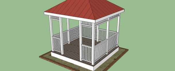 Wooden gazebo kits