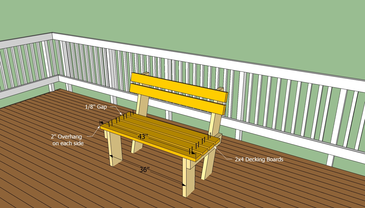 Deck Bench Plans