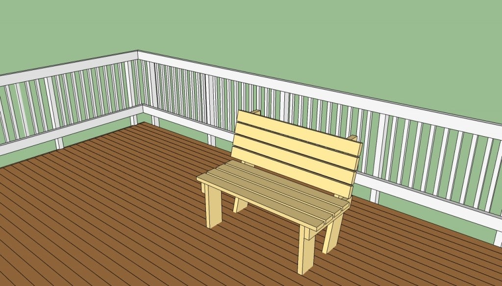 Deck bench plans free