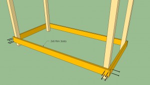 Installing rim joists Installing rim joists