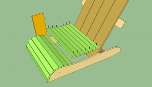 Installing the seat slats