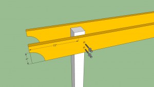 Installing the support beams