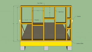 Playhouse wall frame