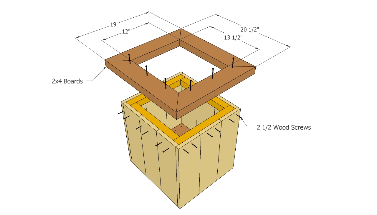 Woodwork Wooden Planter Plans PDF Plans