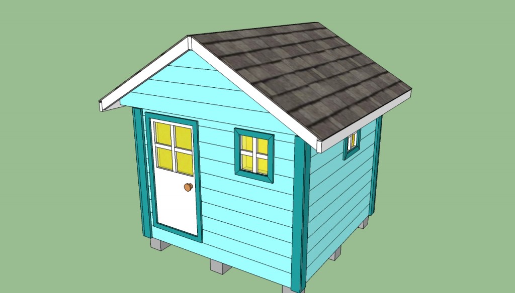 Wooden playhouse plans