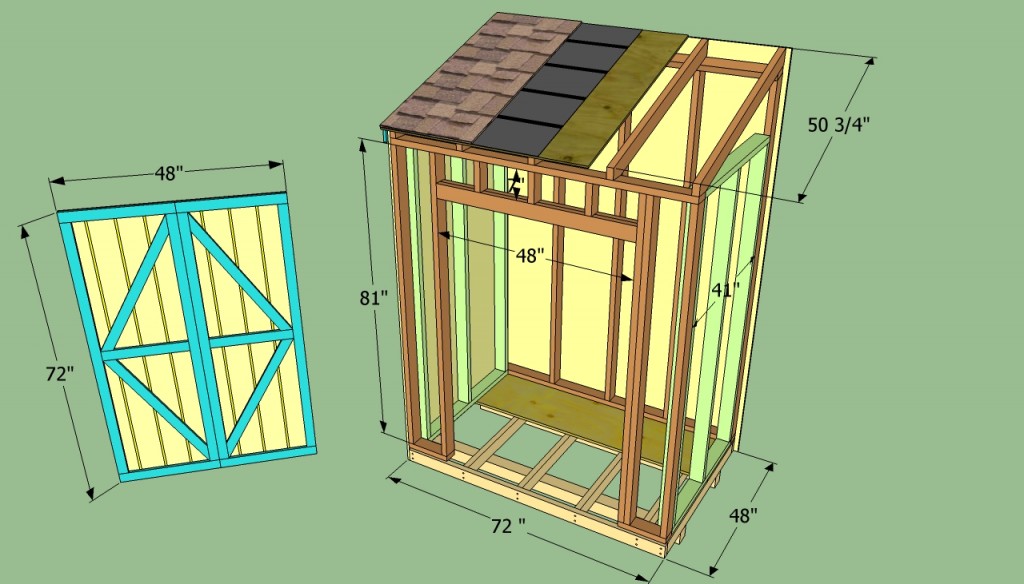 Building a lean to shed