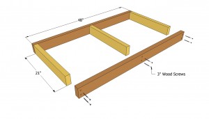 Building the frame of the base