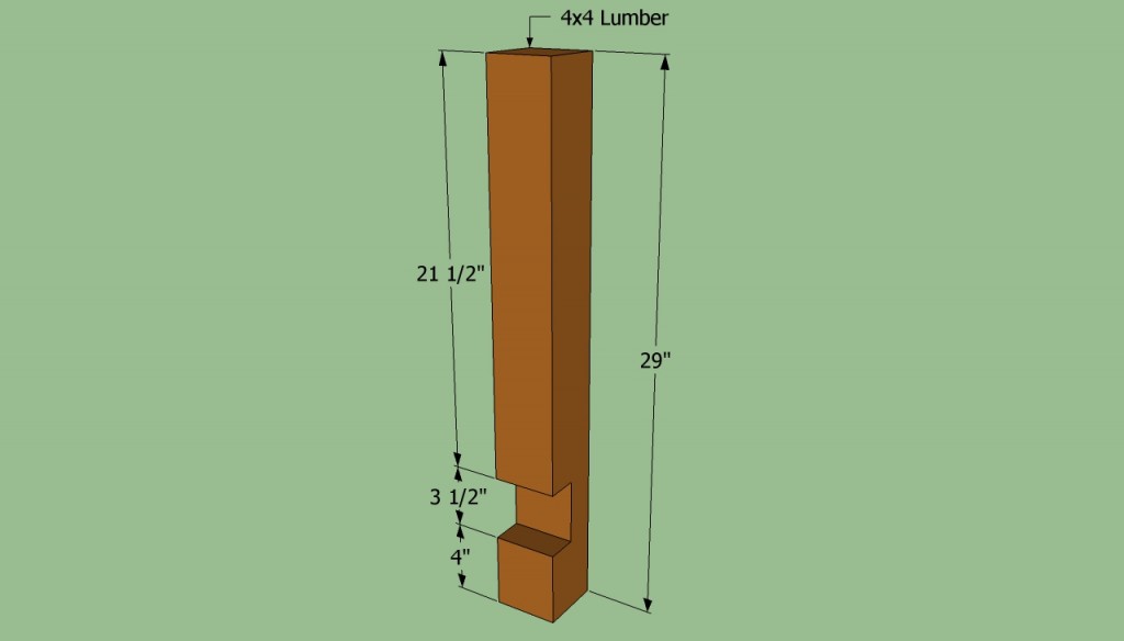 Building the table legs