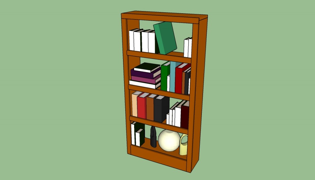 How to build a bookcase wall