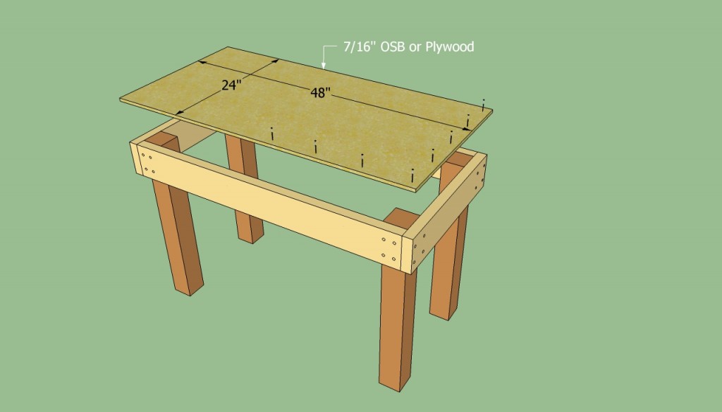 Easy Workbench Plans  Work Table DIY Plans
