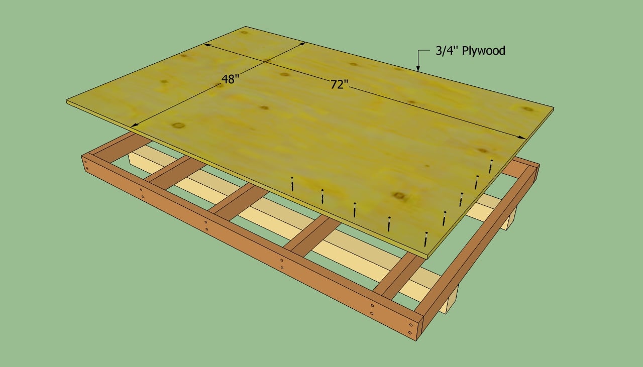 How to Build Shed Floor