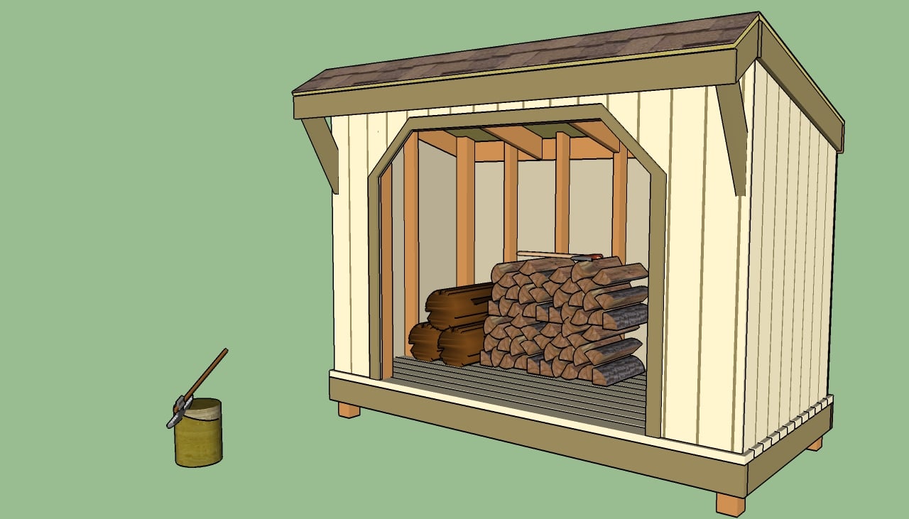 How to build a firewood shed | HowToSpecialist - How to Build, Step by ...