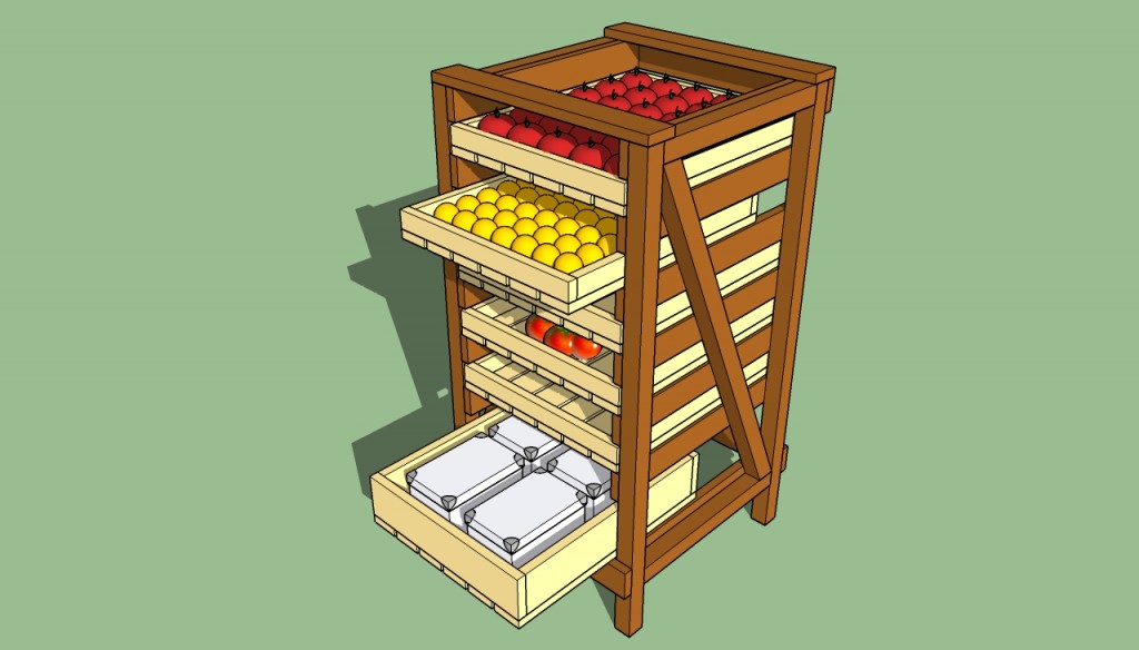 How to build food storage shelves