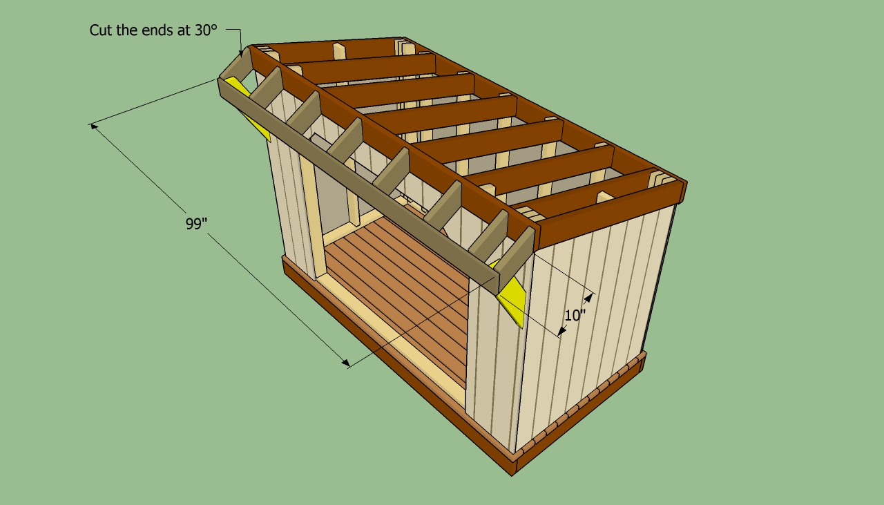 How to build a firewood shed | HowToSpecialist - How to Build, Step by ...