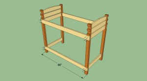 Securing side braces with screws Securing side braces with screws