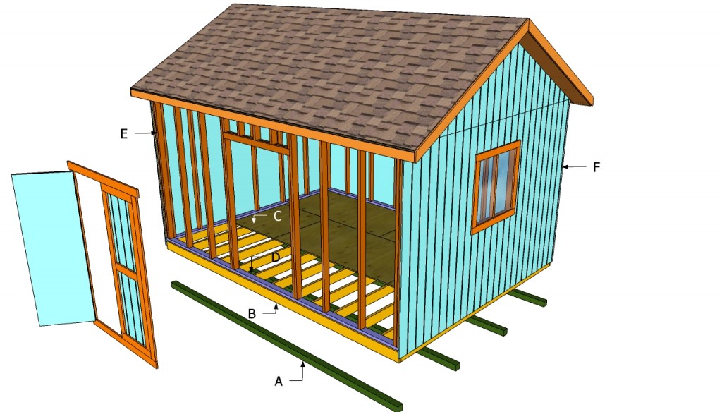 12X16 Shed Plans