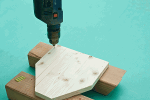 Drilling pilot holes Drilling pilot holes