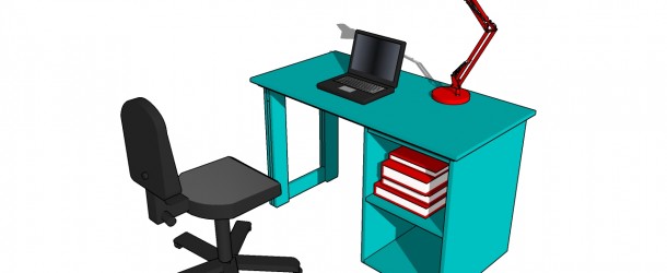 How to build a small desk