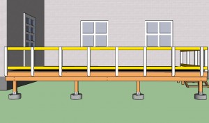 Fitting the rails