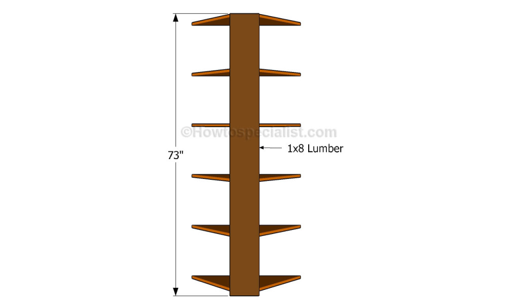 Building wooden corner shelves