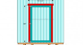 How to make a shed door