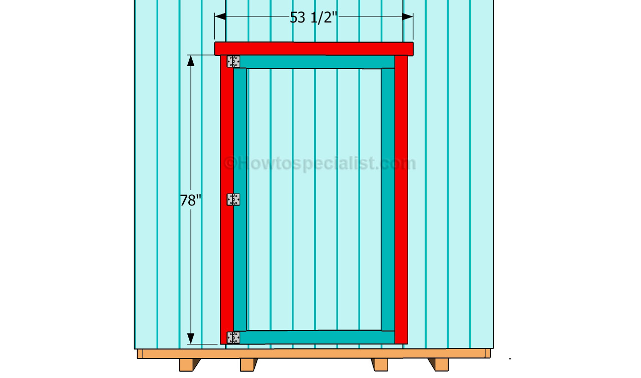 How to Build Shed Door Plywood