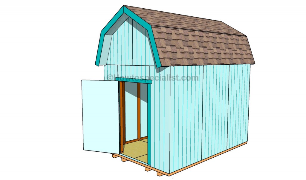 How to build a gambrel shed roof