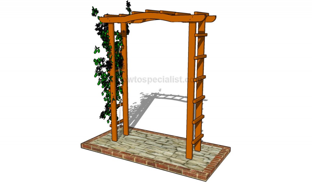 How to build a garden arbor How to build a garden arbor