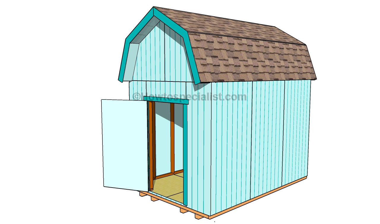 How to Build Gambrel Roof On Shed
