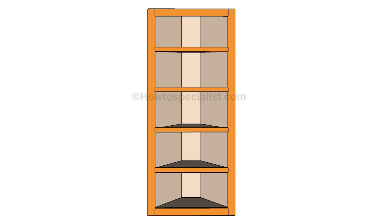 How to Build Corner Shelves