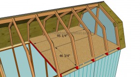 How to build a gambrel roof shed