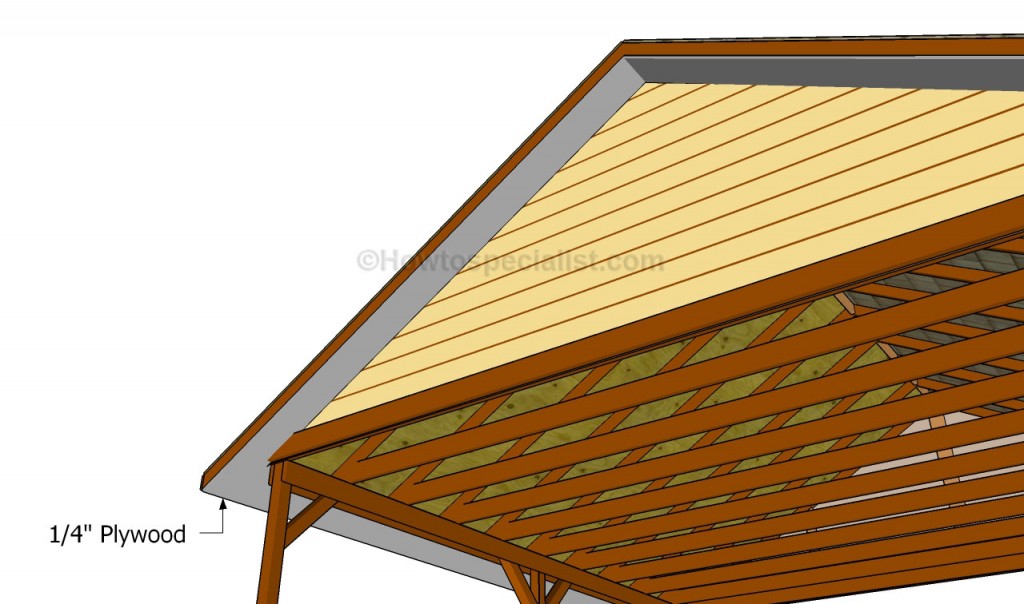 Installing the soffit