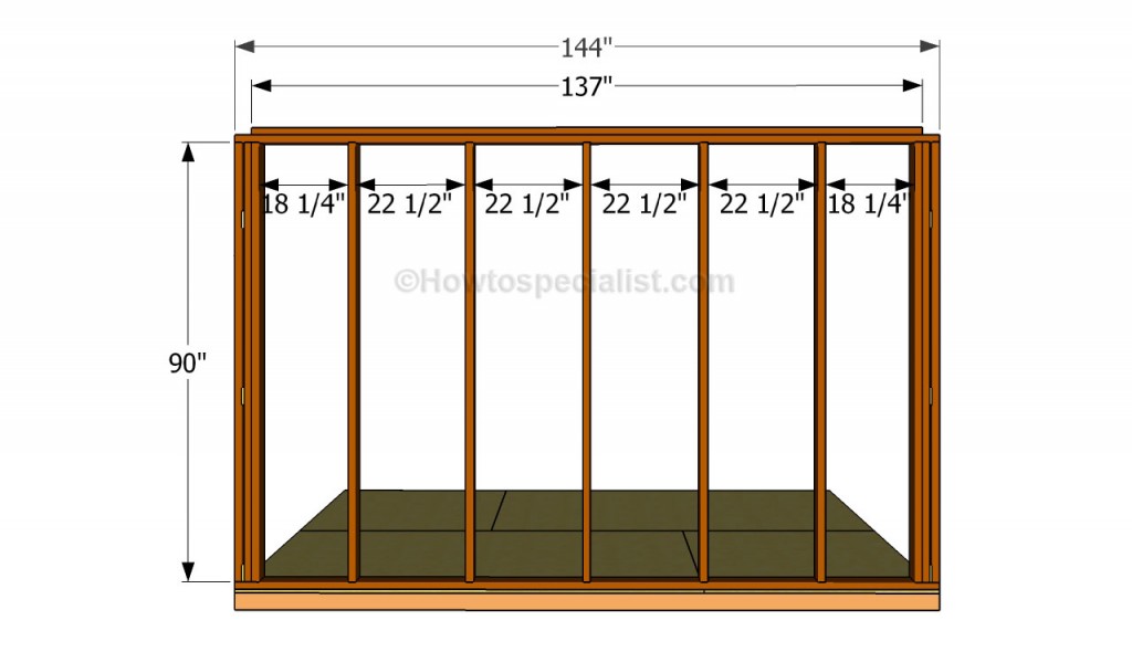 Side wall plans Side wall plans