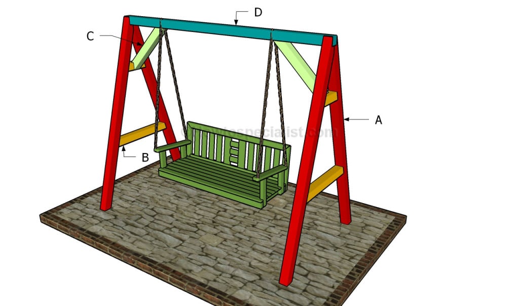 Building an a frame swing