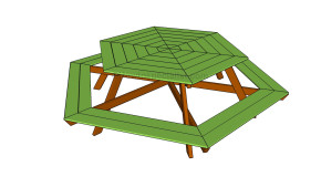 How to build a hexagon table