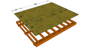 How to build a shed floor