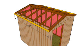 How to build a roof for a shed