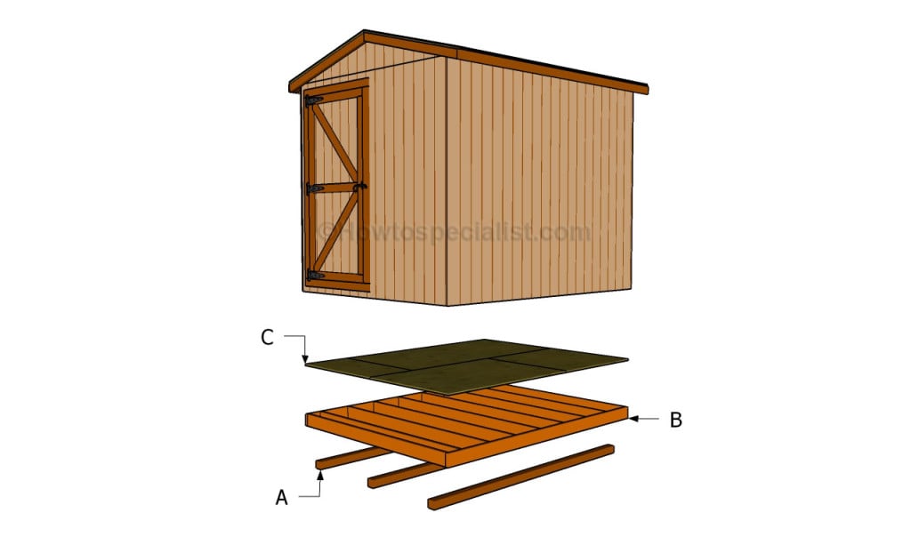 Building a shed floor