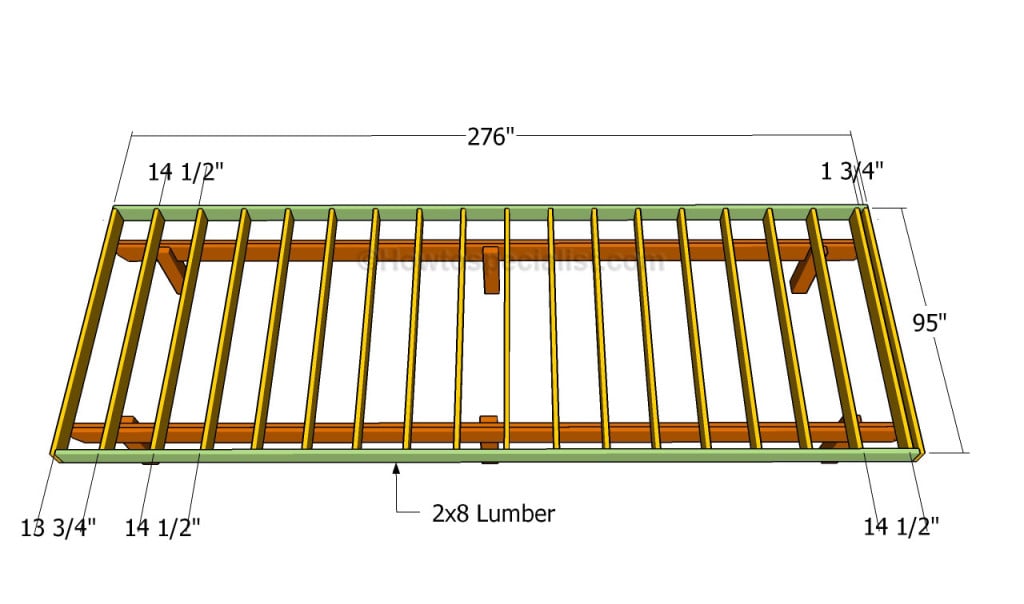 Building the deck frame