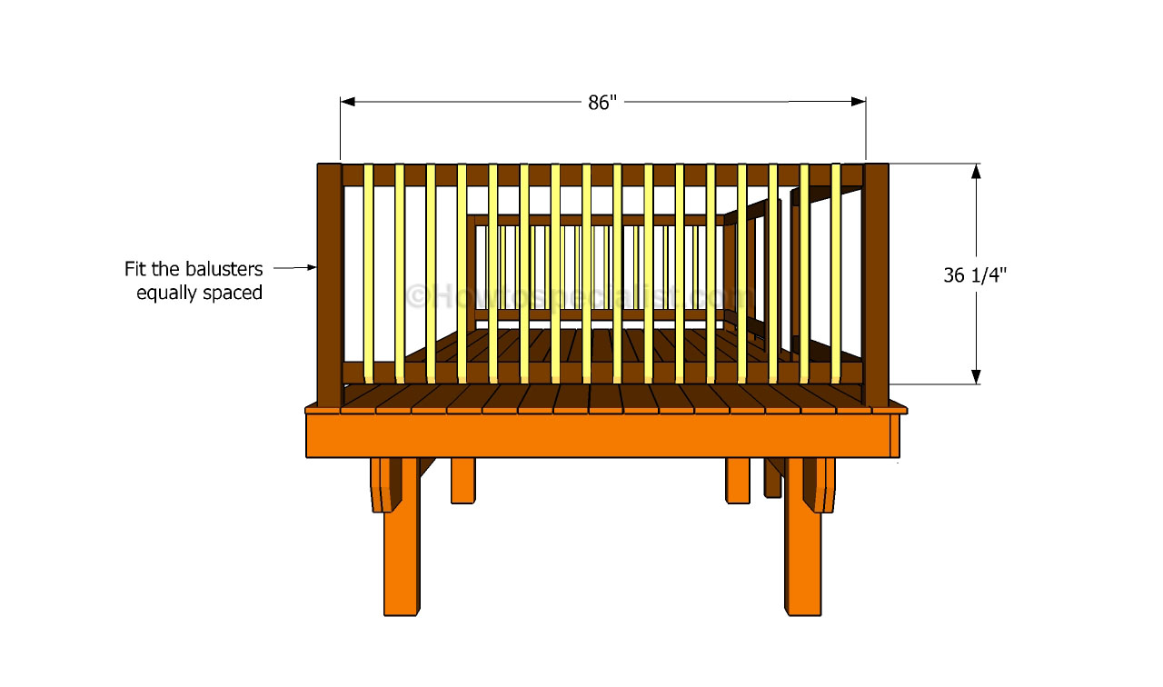 How to Build Porch Railing