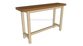 How to build a console table