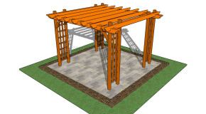 How to build a pergola on a patio
