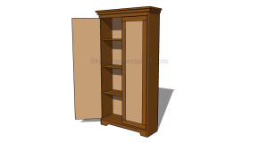 How to build an armoire wardrobe