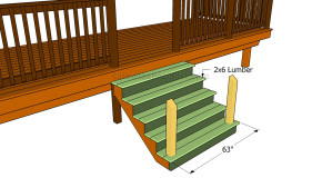 How to build porch stairs