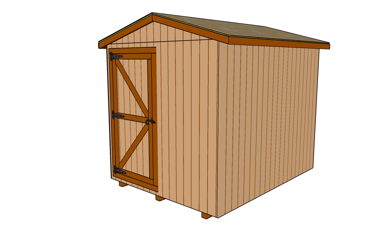 How to build a roof for a shed