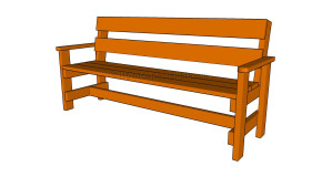 How to build a garden bench