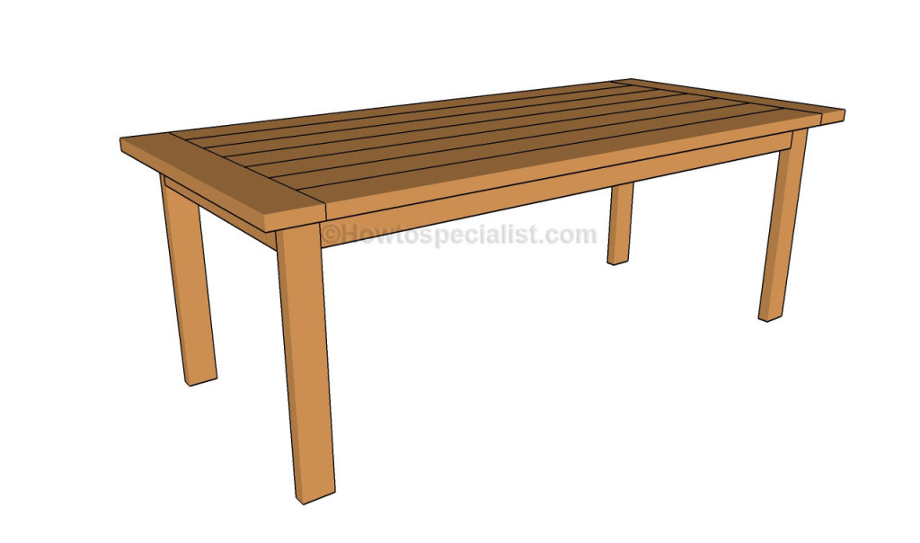 How to build a kitchen table