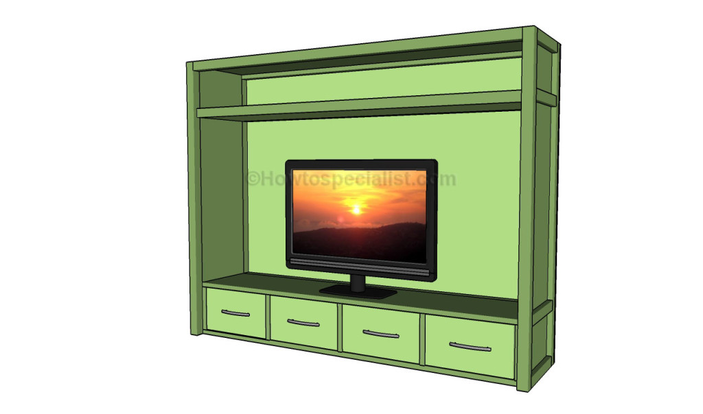 How to build an entertainment center