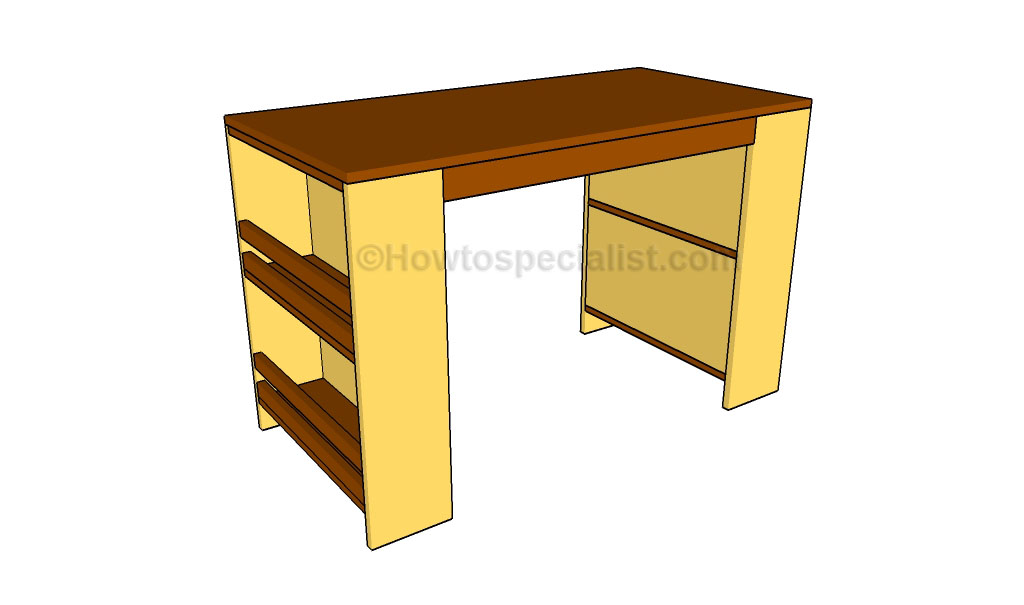 Kids desk plans | HowToSpecialist - How to Build, Step by Step DIY ...