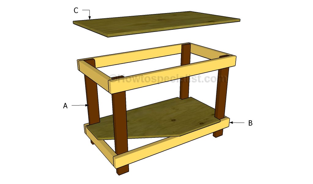 How to build a work table | HowToSpecialist - How to Build, Step by 